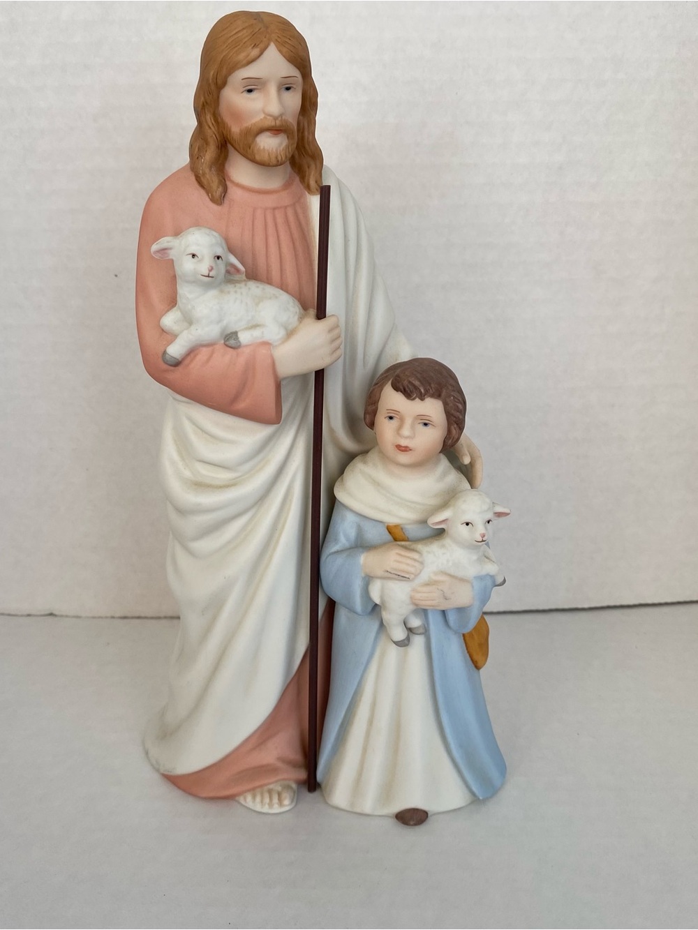 Vintage 1993 Homco “The Good Shepherd” Porcelain Figurine